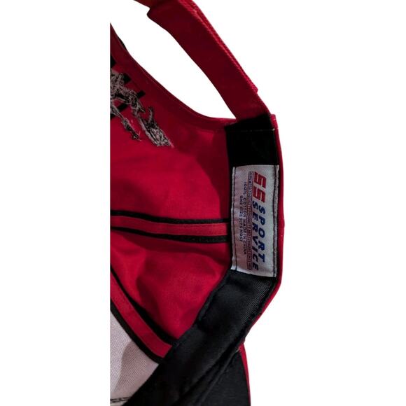 Vtg Budweiser Signed Kenny Bernstein Forever Red Tour Hat NHRA Drag Racing - Picture 5 of 11